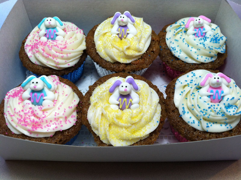 Easter Bunny Cupcakes